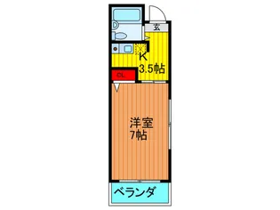 シティハイツ福井の間取り