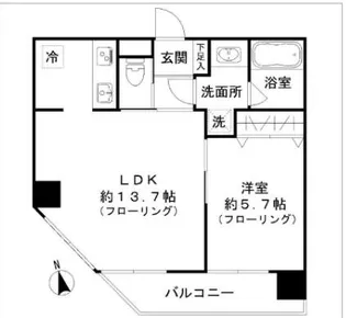 GL蔵前【3階】の間取り