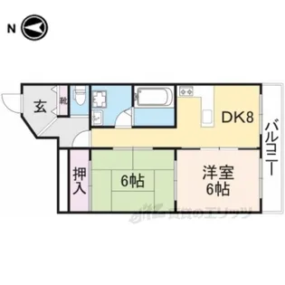 AGSoleil福知山【4階】の間取り
