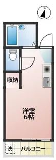 コーポ中山【2階】の間取り