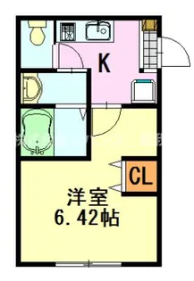 BRIX葛城(ブリックス)【1階】の間取り