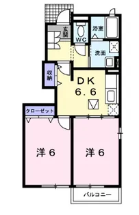 ピーノ・レジーナIV【1階】の間取り