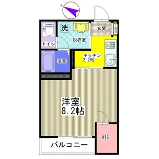 シャーメゾン昴【1階】の間取り