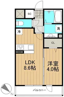 Reo【2階】の間取り