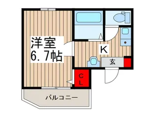 カサ デ エルマノス【3階】の間取り