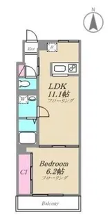 グランディール【1階】の間取り