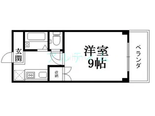 ロイヤルティみの【1階】の間取り