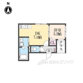 ブラン十条【1階】の間取り