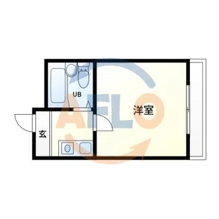 ロイヤルマンション黒門【10階】の間取り