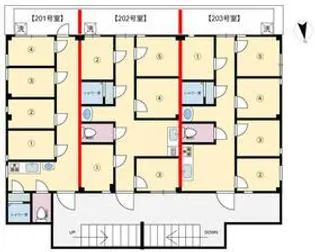 藤マンション【2階】の間取り