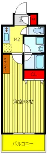 ヴェージュ ジョーホク【3階】の間取り