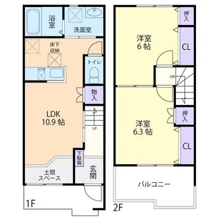 Sunny Hills Kの間取り