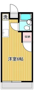 フラット程久保【1】【1階】の間取り