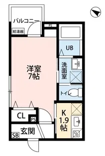 Crecia領家【3階】の間取り
