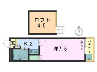 ミルキーウェイ【1階】の間取り