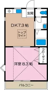 アモロッソ緑園【2階】の間取り