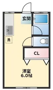 コーポひまわり【2階】の間取り
