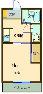 アルモニー藤生【1階】の間取り