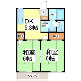 コーポ77【1階】の間取り