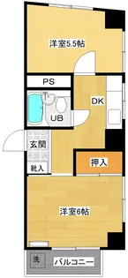 ライオンズマンション高田馬場【1階】の間取り