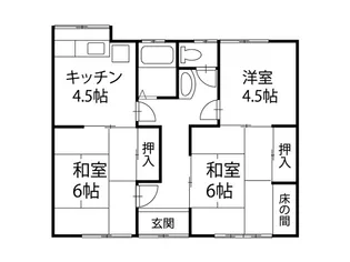 長野県松本市大字惣社【一戸建】の間取り