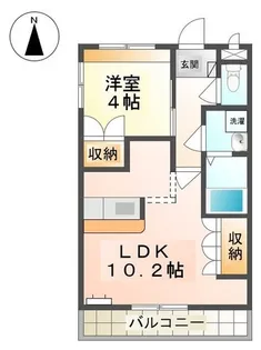 グランツベル【1階】の間取り