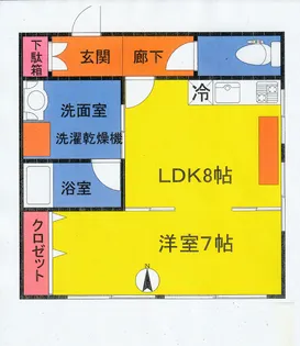TBKマンション【1階】の間取り