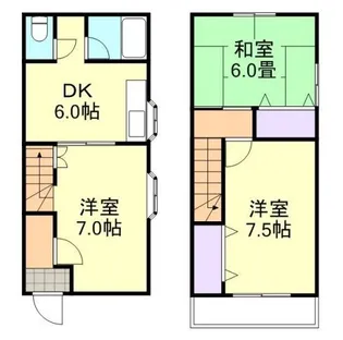 岡山県倉敷市水江【一戸建】の間取り