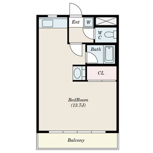 リヴィエラ【3階】の間取り