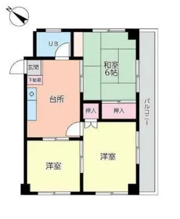 レイクウッド【3階】の間取り