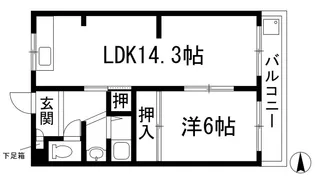 神田マンション【4階】の間取り