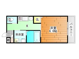 ヒルハイツ高鷲【1階】の間取り