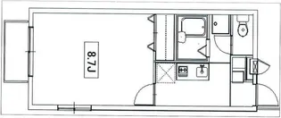 福岡県久留米市御井町【アパート】の間取り