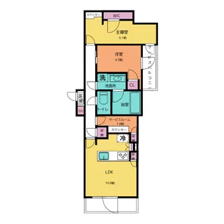 コンポジット渋谷初台【1階】の間取り