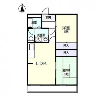 平和ビル【2階】の間取り