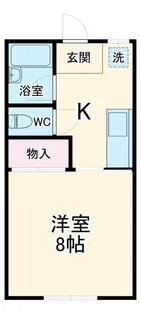 ロイヤルマンション植松【4階】の間取り
