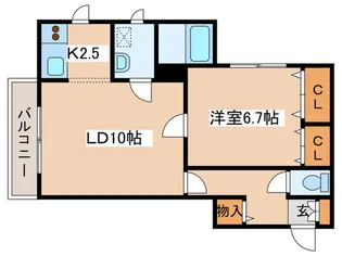 カトレア12【2階】の間取り