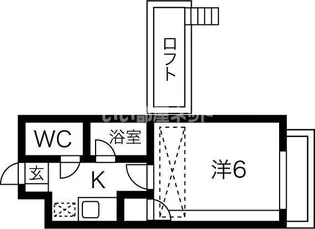 アップルハウス稲荷町B ■【1階】の間取り