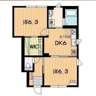 パラドール【1階】の間取り