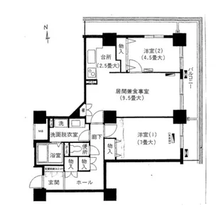 リプレ川口一番街1号棟【3階】の間取り