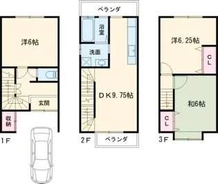 京都府京都市南区久世大薮町【一戸建】の間取り