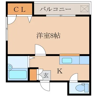 エスポワール華【2階】の間取り