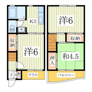 テラス・ボ・ヌールB棟の間取り