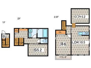 Halelea【2階】の間取り