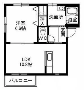 ドミール・T-II【1階】の間取り