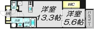 大阪府大阪市中央区高麗橋1【マンション】の間取り