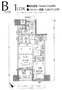 ウィルローズ赤羽【14階】の間取り