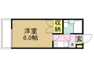 メゾンコスモス【1階】の間取り