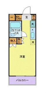 スカイコート生麦第2【4階】の間取り