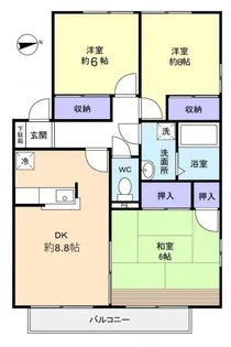 ベルデ高津【2階】の間取り